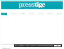 Tablet Screenshot of presstige.org